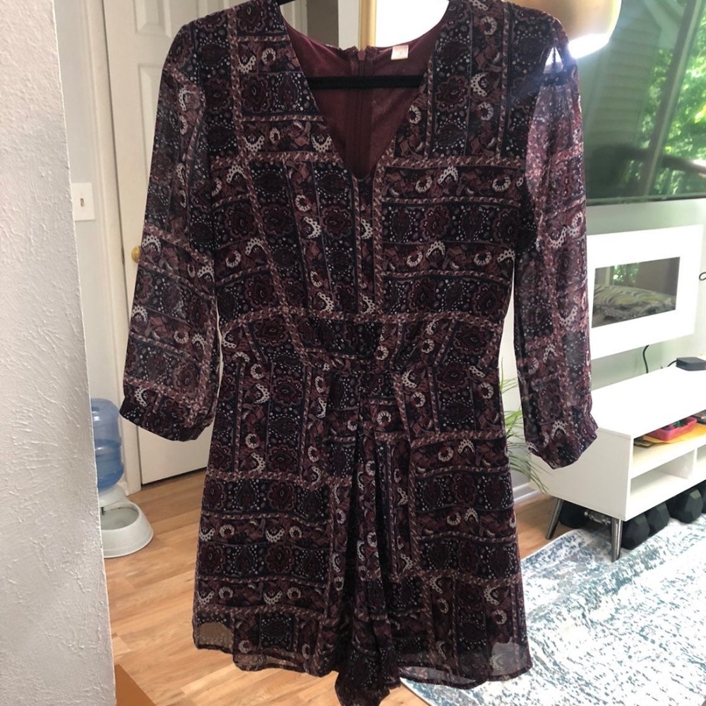 Francescas small floral purple romper